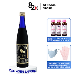 Nước uống đẹp da 82x Collagen Sakura Premium 120000mg 500ml