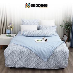 Bộ ga giường K-Bedding KMTP306 chất liệu Microtencel mềm mại, thoáng mát (KHÔNG BAO GỒM CHĂN) - 1m4x2m