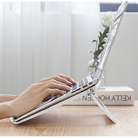 Giá đỡ tản nhiệt cho laptop, macbook, Ipad gấp gọn tiện dụng (màu ngẫu nhiên) - Hàng chính hãng