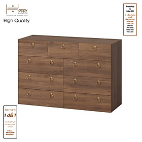 [Happy Home Furniture] WESLEY, Tủ đựng đồ 9 ngăn kéo ,  120cm x 45cm x 80cm ( DxRxC), THK_045
