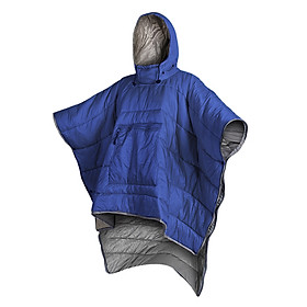 Water-resistant Sleeping Bag Cloak Poncho Portable Outdoor Camping Backpacking Hiking Travel Sleeping Blanket Quilt Coat