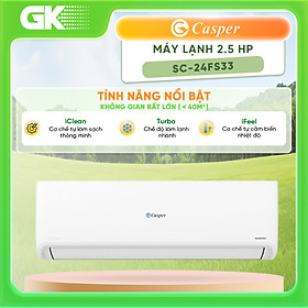 Mua Máy lạnh Casper 2.5 HP SC-24FS33 - Hàng Chính Hãng - Chỉ Giao Hồ Chí Minh