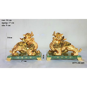 Tượng tỳ hưu phong thủy cao 14cm, sản phẩm chất lượng (ảnh shop tự chụp)