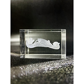 VẬT PHẨM PHONG THỦY-CÁ CHÉP NHẢ NGỌC HÓA RỒNG 3D-CHIÊU TÀI LỘC