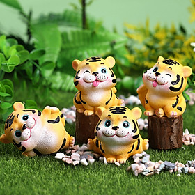 Mua Bộ 04 tượng Hổ vàng May Mắn - Tài Lộc mẫu 03