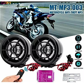 Mua BỘ 2 LOA NGHE NHẠC KIÊM CHỐNG TRỘM KẾT NỐI BLUETOOTH LẮP XE MÁY XE ĐIỆN