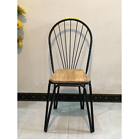 Mua Ghế Vimos chân sắt mặt gỗ  xếp chồng lên nhau dễ dàng