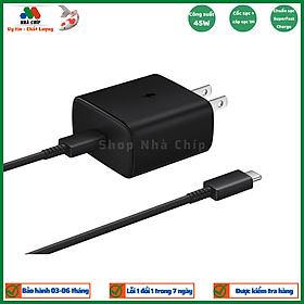 Bộ Sạc 45w Adapter Củ sạc Cáp sạc Chân dẹt dùng cho Samsung galaxy Note 10 Plus- Note 20 Ultral, Note 20 Plus