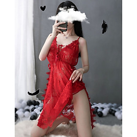 Hình ảnh Váy Ngủ Ren Hoa Xuyên Thấu Gợi Cảm