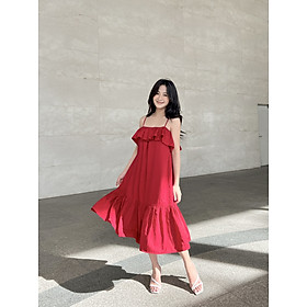YU CHERRY | Đầm Flying Cami Dress YD152 -  XANH ĐEN