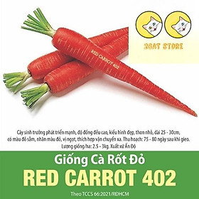 Mua Hạt giống cà rốt đỏ  5gr
