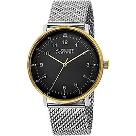 August Steiner Men's Classic Watch - Swiss Quartz Movement On Mesh Bracelet Watch - AS8091
