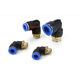 Mua đầu cút nối nhanh Góc ren ngoài PL khí nén phun sương các cỡ