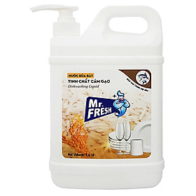 Nước rửa chén bát siêu sạch khử mùi hải sản Mr Fresh 1,6L Tinh Dầu Gừng/ Tinh Dầu Quế / Tinh Chất Cám Gạo