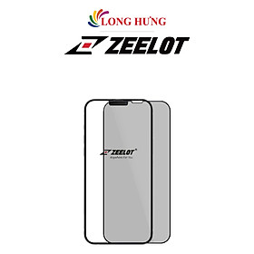 Mua Dán màn hình cường lực Full viền chống nhìn trộm Zeelot dành cho iPhone 15 Pro Max/15 Pro/15 Plus/15/14/13/12/11 - Hàng chính hãng