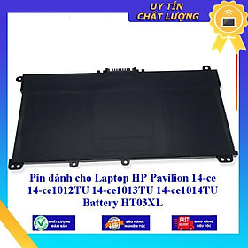 Pin dùng cho Laptop HP Pavilion 14-ce 14-ce1012TU 14-ce1013TU 14-ce1014TU Battery HT03XL - Hàng Nhập Khẩu New Seal