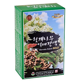Nước uống Hovenia Dulcis Gold Bổ Gan, Mát Gan (100 ml x 5 gói)