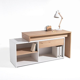 Mua Bàn Làm Việc FASI.DESK-001 / D150 x R55 x C85 / Kết hợp kệ sách / Bảo hành bảo dưỡng lên đến 5 năm