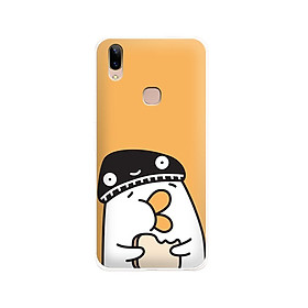 Ốp lưng dẻo cho điện thoại Vivo V9 - Y85 - 01113 7901 DUCK04 - Hàng Chính Hãng