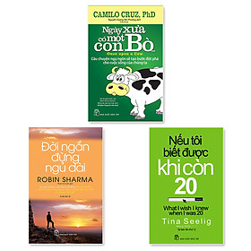 Hình ảnh Combo 3 Cuốn : Đời Ngắn Đừng Ngủ Dài (Tái Bản) + Nếu Tôi Biết Được Khi Còn 20 (Tái Bản) + Ngày Xưa Có Một Con Bò...( Tái bản)