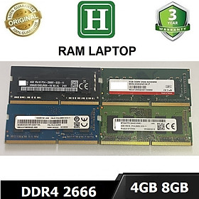 Ram Laptop 4GB 8GB DDR4 bus 2666, ram dùng cho laptop
