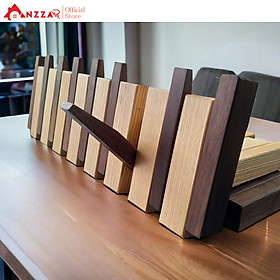 Mua Móc gỗ treo tường cao cấp Anzzar  móc treo quần áo  phụ kiện  giá gỗ treo quần áo-MT06