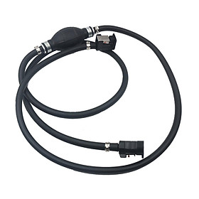 8mm Fuel Line Hose Durable Easy to Install 2.1M Direct Replaces with Connector for Marine