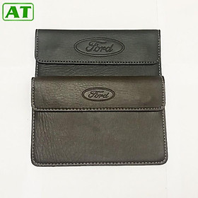 Ví Da Đựng Đăng Kiểm Giấy Tờ Ô Tô Xe Hơi Logo Hãng Ford Sang Trọng