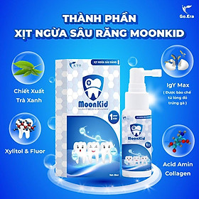 XỊT NGỪA SÂU RĂNG MOONKID, giảm đau răng, ngăn ngừa sâu răng