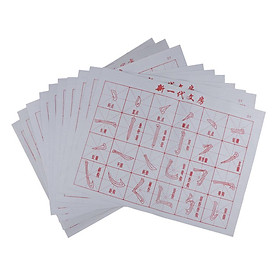 Hình ảnh sách 10x Reusable Chinese Calligraphy Kanji Water Writing Cloth for Practicing