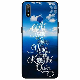 Ốp lưng in cho Realme 3 Pro Mẫu Không Thể Quên