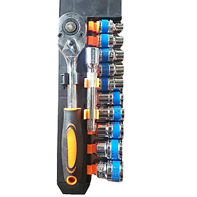 Mua Bộ tuýp 12 chi tiết thép Crv cao cấp - bộ khẩu sửa chữa xe máy Bộ Khẩu vặn lốp ô tô