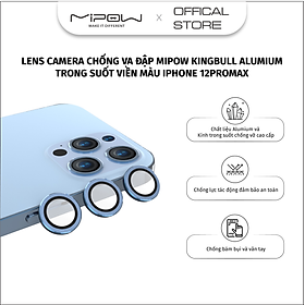Mua Dán cường lực bảo vệ camera iPhone 12 Pro/12 Pro Max MIPOW Alumium viền màu - Hàng Chính Hãng