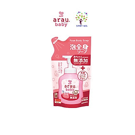 Bọt Tắm Gội Thảo Mộc Arau Baby Túi 400ml 