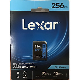 Thẻ Nhớ SDXC Lexar 256GB 633X - Hàng Nhập Khẩu