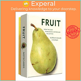 Sách - Fruit Detailed Notecard Set - Selections from the USDA Pomological Wat by Abbeville Press (UK edition, hardcover)