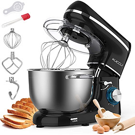 Mua Máy nhào bột Kuccu 6L 1500W- trộn 1.2 kg bột khô SM-1504X thương hiệu của Đức- Trộn bột  salad  chả giò  trà bông  đánh kem  đánh trứng  .. - Hàng chính hãng