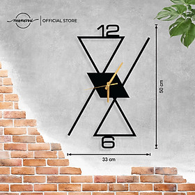 Mua Đồng hồ CNC treo tường tam giác CNC kiểu dáng hiện đại  tối giản - Monomi C017