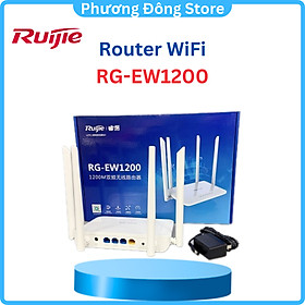 Mua Router Wifi cho gia đình Ruijie Reyee RG-EW1200 băng tầng - Hàng Chính Hãng