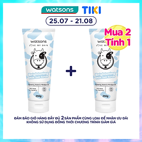 Muối Tắm Watsons Giúp Sáng Da Brightening Milk Salt Scrub 250g