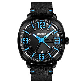 Đồng hồ đeo tay nam SKMEI Fashion Quartz Chống nước 3ATM-Màu xanh dương-Màu xanh dương