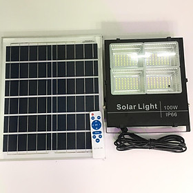 Mua Đèn năng lượng mặt trời 60W/100W/200W   đèn cảm ứng tự động phát sáng den nang luong mat troi chống thấm nước có thể lắp đặt ngoài trời sân vườn