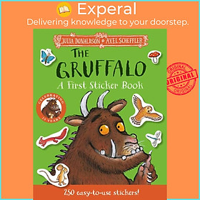 Sách - The Gruffalo: A First Sticker Book by Axel Scheffler (UK edition, paperback)