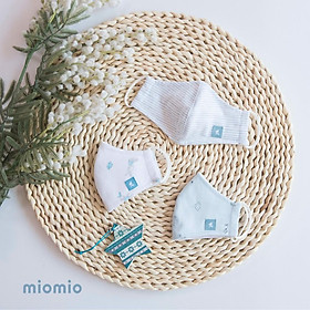 (MIOMIO) Khẩu trang vải cotton cho bé - set 3 cái ngẫu nhiên