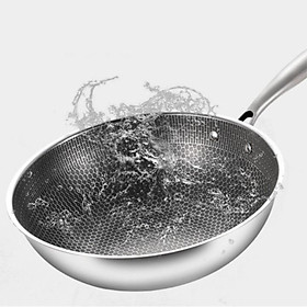 Mua Chảo chống dính 2 mặt inox 304 công nghệ khắc laser tổ ong 32cm sâu lòng