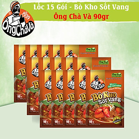 Lốc 15 Gói Sốt Bò Kho Sốt Vang Ông Chà Và 90g Braised Beef Stew Sauce