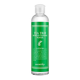 Nước hoa hồng dành cho da mụn, làm dịu mát làn da Secret Key Tea Tree Refresh Calming Toner 248ml