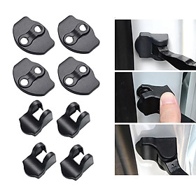 8Pcs Door Lock Protector cover Stopper Cover Replacement Spare Parts Durable Interior Auto Accessories Automobile Decoration Premium