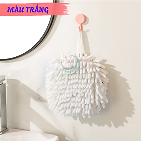 Mua Khăn Lau Tay Treo Tường Microfiber  -	Khăn Lau Tay Siêu Mềm Dạng Tròn Treo Nhà Bếp/Nhà Tắm -	Khăn Treo Tường Dạng Tua Mềm Mại -	Khăn Lau Tay Thấm Hút Hình Quả Cầu Khăn Lau Tay Decor Gắn Tường Microfiber