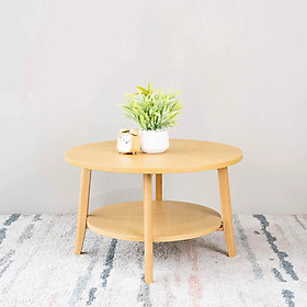 Mua Bàn Sofa - Bàn Cafe - Bàn Trà Tròn Gỗ Sồi MOHO OSLO 901
